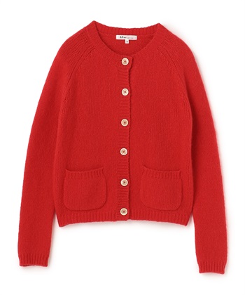 【ECO】ニットカーディガン(レッド-9号)