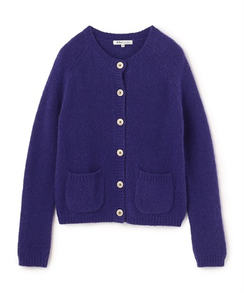 【ECO】ニットカーディガン(パープル-9号)