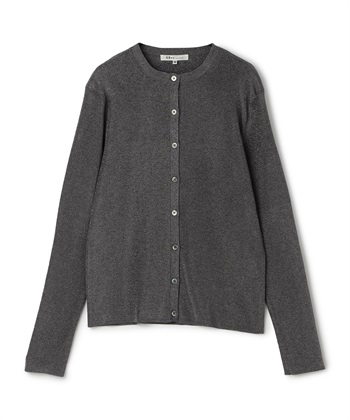 ラメ入りニットカーディガン(チャコール-9号)