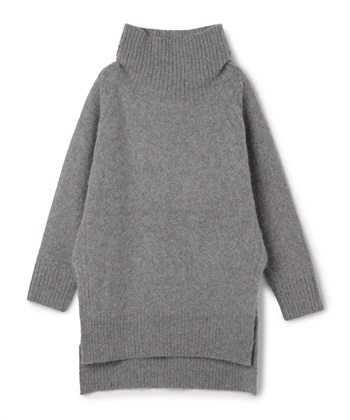 タートルネックニット(グレー-9号)
