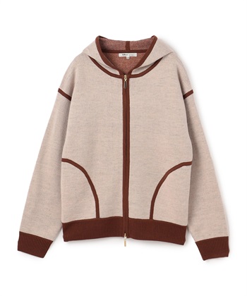 ダイナソージャカードニットカーディガン(ピンク-9号)