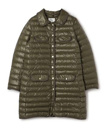 ロング丈インナーダウン(カーキ-9号)