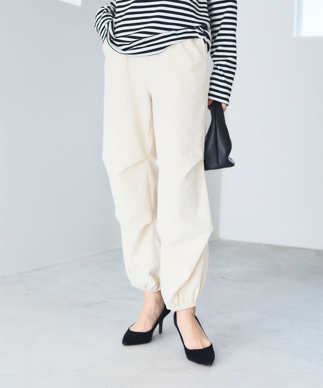 CROSS FUNCTION 《UVカット》エブ楽 きれいめイージーパラシュートパンツ【CF/クロスファンクション】_main