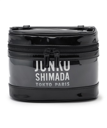 インナー付きバニティポーチ(ブラック-フリー)