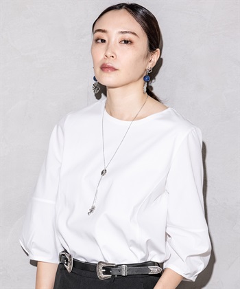 A/C DESIGN BY ALPHA CUBIC クーラータッチボリュームスリーブプルオーバー_variationthumb_1