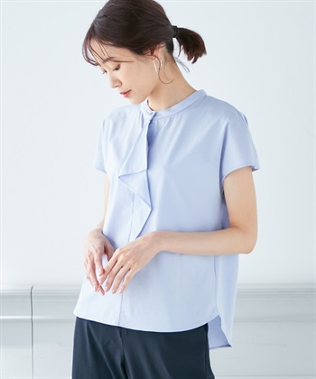 A/C DESIGN BY ALPHA CUBIC 【接触冷感】ボウタイ風プルオーバー_variationthumb_3