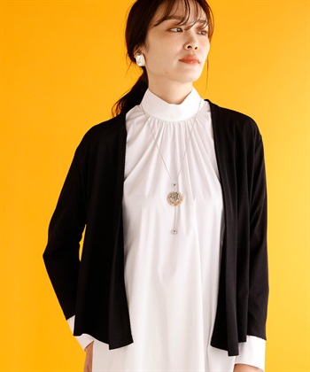 A/C DESIGN BY ALPHA CUBIC 【接触冷感】ショートカットソーカーディガン_variationthumb_2