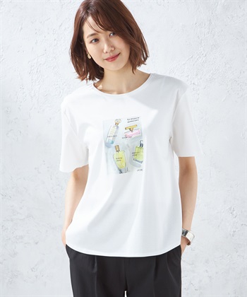 【接触冷感】パフュームプリントTシャツ