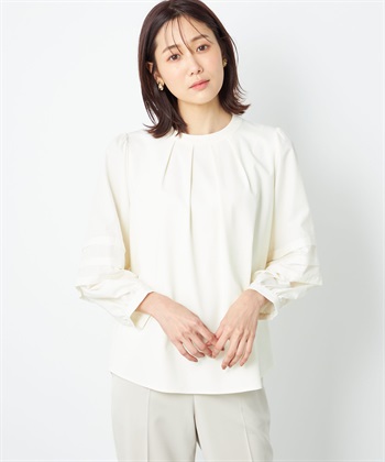 A/C DESIGN BY ALPHA CUBIC ティアードスリーブTブラウス_variationthumb_1
