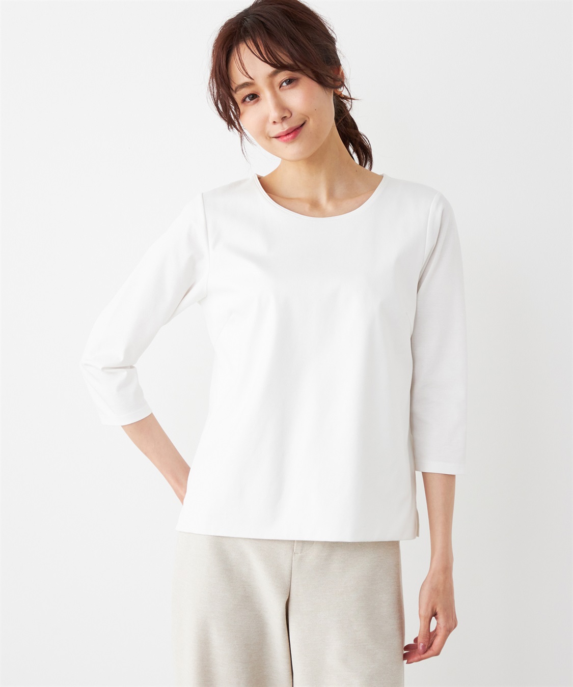 七分袖Tシャツ A/C DESIGN BY ALPHA CUBIC｜クロスプラス公式通販サイト