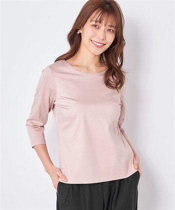 A/C DESIGN BY ALPHA CUBIC 七分袖カラーTシャツ_variationthumb_1