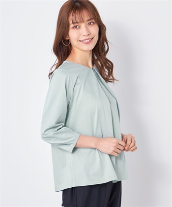 A/C DESIGN BY ALPHA CUBIC メタルバーTブラウス_variationthumb_2