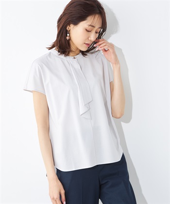 A/C DESIGN BY ALPHA CUBIC 【接触冷感】ボウタイプルオーバー_variationthumb_1