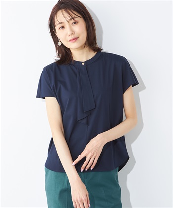 A/C DESIGN BY ALPHA CUBIC 【接触冷感】ボウタイプルオーバー_variationthumb_3