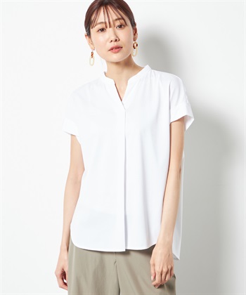 A/C DESIGN BY ALPHA CUBIC 【接触冷感】スキッパープルオーバー_variationthumb_1