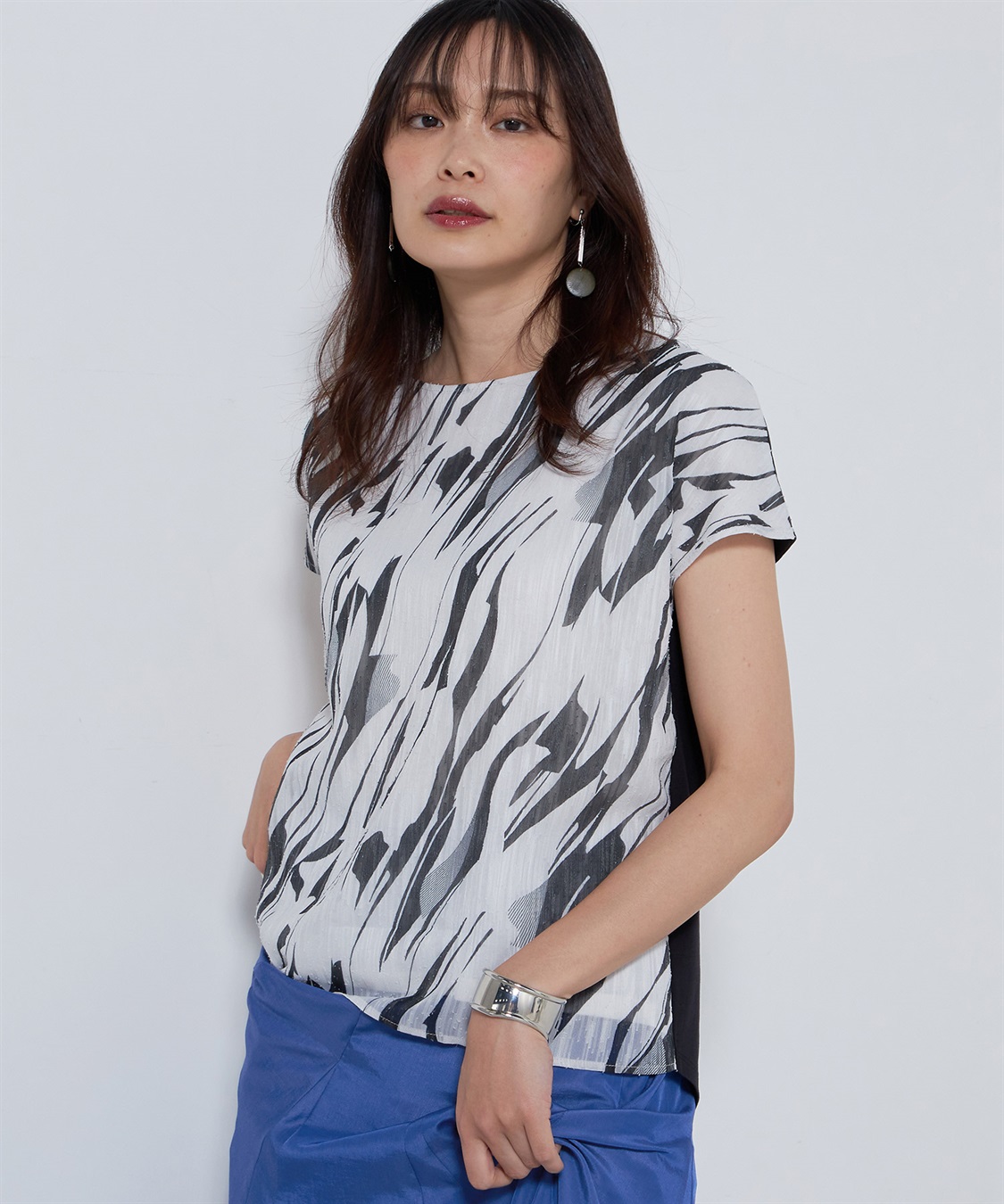 A/C DESIGN BY ALPHA CUBIC フロントプリントプルオーバー_main