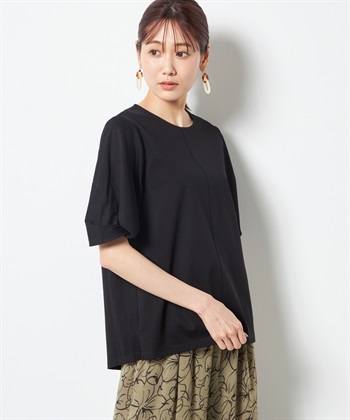 A/C DESIGN BY ALPHA CUBIC 【接触冷感】ツイストスリーブプルオーバー_variationthumb_1