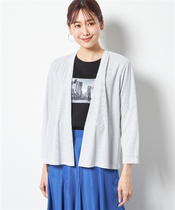 A/C DESIGN BY ALPHA CUBIC 【接触冷感】【UV対策】メトロカーディガン_variationthumb_1