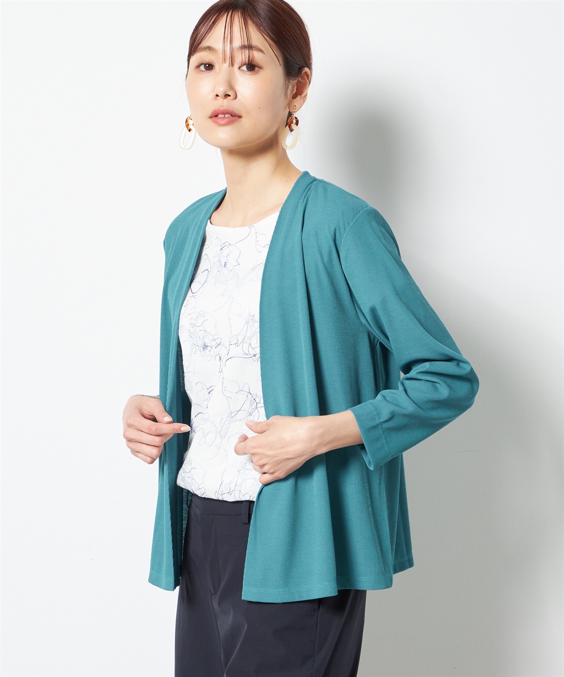 A/C DESIGN BY ALPHA CUBIC 【接触冷感】【UV対策】メトロカーディガン_variation_4