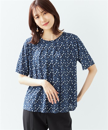 A/C DESIGN BY ALPHA CUBIC 【接触冷感】プリントプルオーバー_variationthumb_3