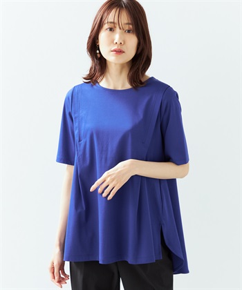 A/C DESIGN BY ALPHA CUBIC 【接触冷感】フレアチュニックプルオーバー_variationthumb_2