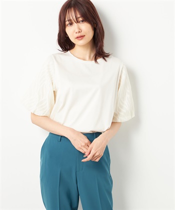 A/C DESIGN BY ALPHA CUBIC ボリュームスリーブプルオーバー_variationthumb_2