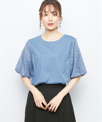 A/C DESIGN BY ALPHA CUBIC ボリュームスリーブプルオーバー_variationthumb_3