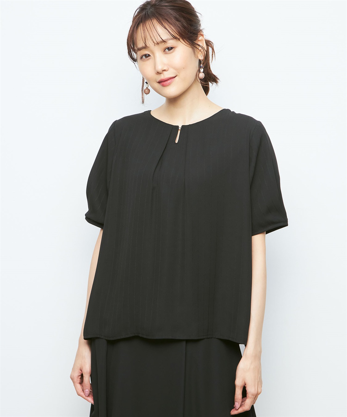 A/C DESIGN BY ALPHA CUBIC ストライプシフォンプルオーバー_variation_1