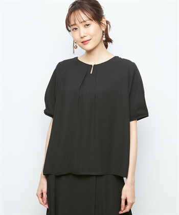 A/C DESIGN BY ALPHA CUBIC ストライプシフォンプルオーバー_variationthumb_1