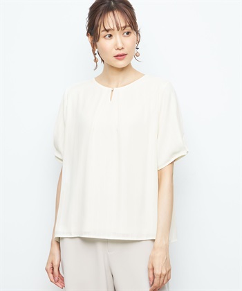 A/C DESIGN BY ALPHA CUBIC ストライプシフォンプルオーバー_variationthumb_2