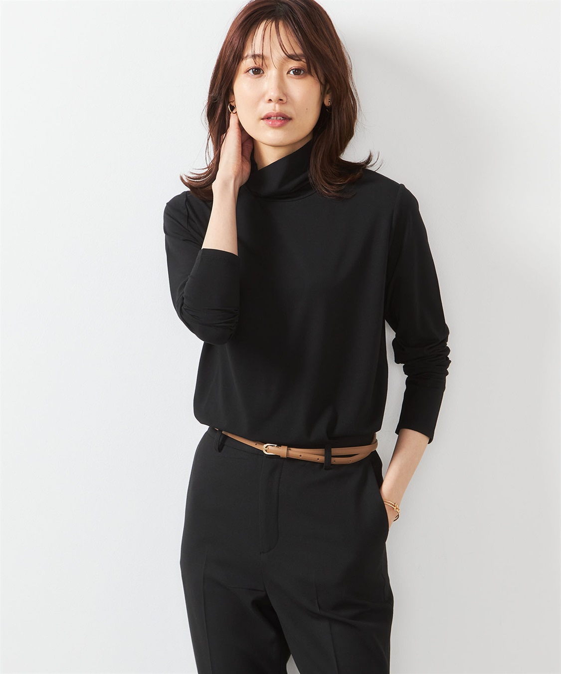 A/C DESIGN BY ALPHA CUBIC ハイネックプルオーバー_variation_2