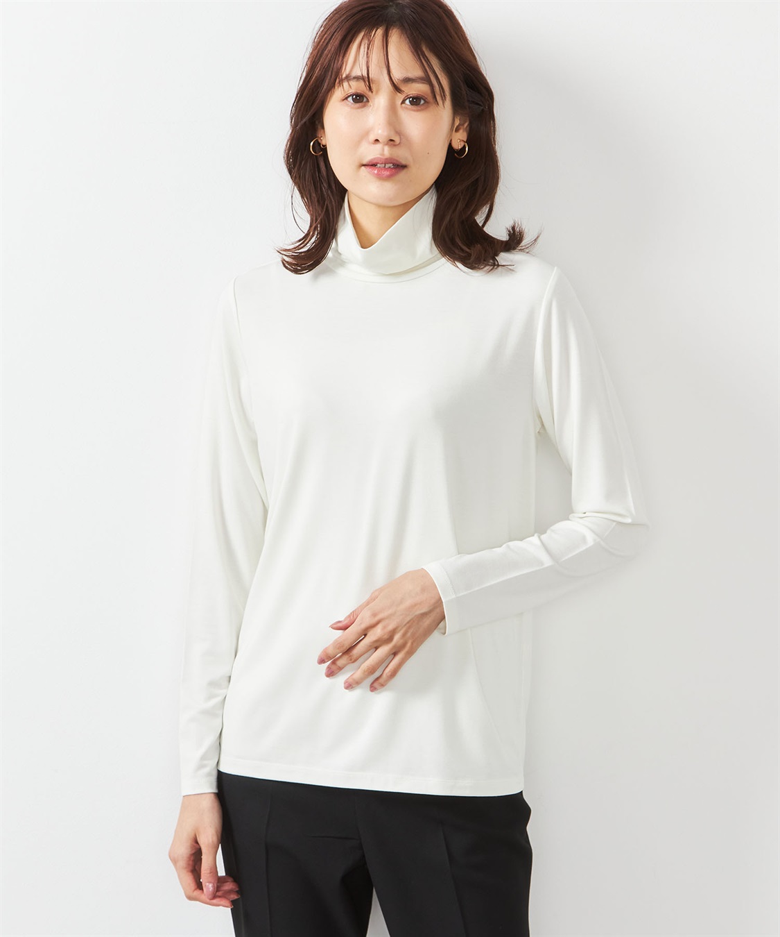 A/C DESIGN BY ALPHA CUBIC ハイネックプルオーバー_variation_3