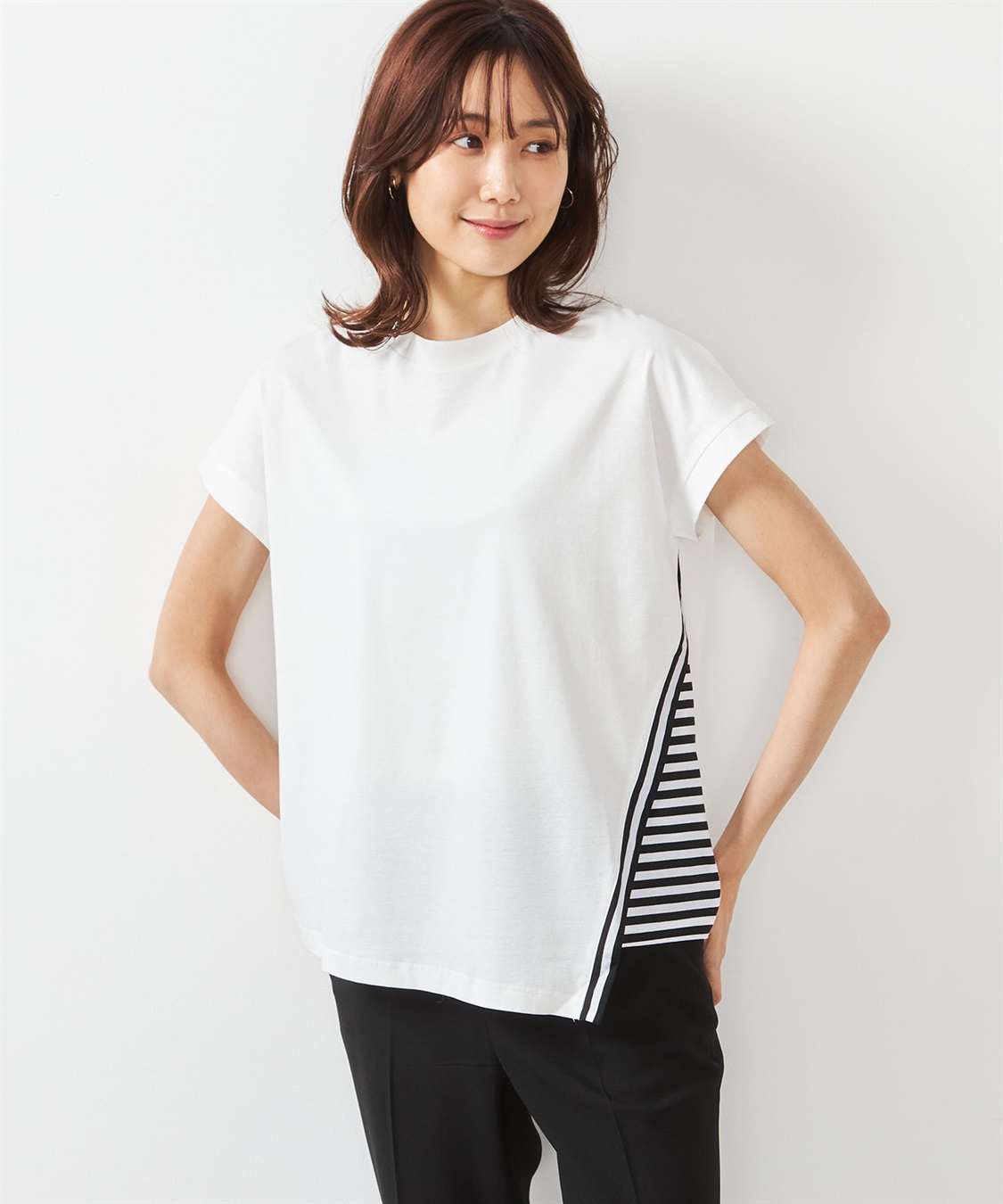 A/C DESIGN BY ALPHA CUBIC ボーダープルオーバー_variation_2