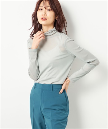 A/C DESIGN BY ALPHA CUBIC メローハイネックカットソー_variationthumb_1