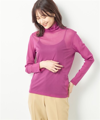 A/C DESIGN BY ALPHA CUBIC メローハイネックカットソー_variationthumb_4