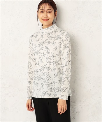 A/C DESIGN BY ALPHA CUBIC 裏起毛フラワープリントプルオーバー_variationthumb_3