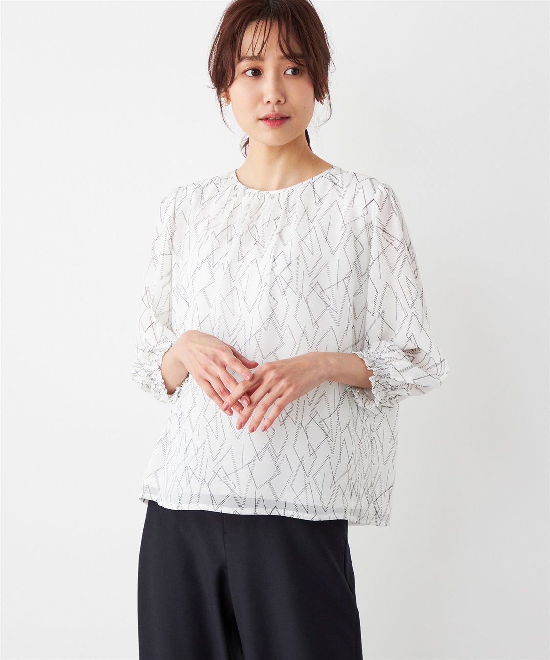 A/C DESIGN BY ALPHA CUBIC シャーリングプルオーバー_variation_2