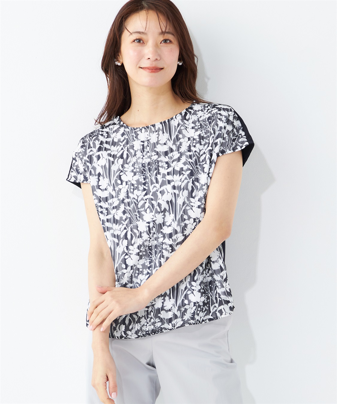 A/C DESIGN BY ALPHA CUBIC リバティプリントプルオーバー_variation_2