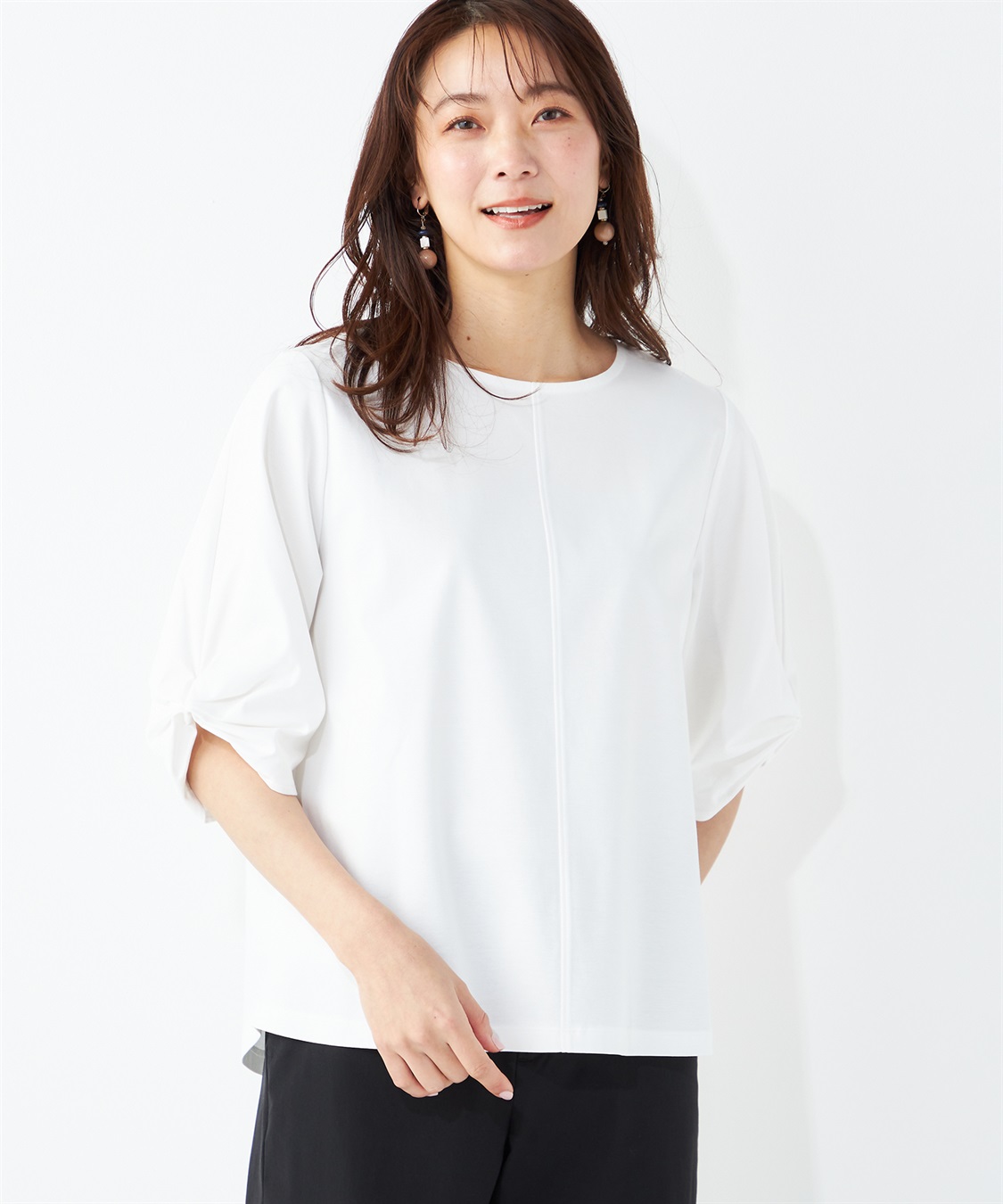 A/C DESIGN BY ALPHA CUBIC タックスリーブプルオーバー_variation_2