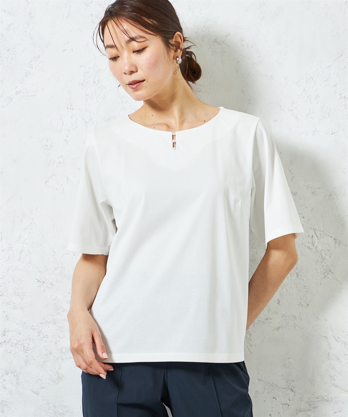 A/C DESIGN BY ALPHA CUBIC 【UVカット】パールプルオーバー_variation_2