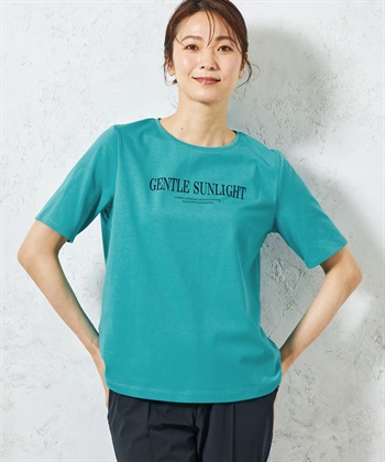 A/C DESIGN BY ALPHA CUBIC 【UVカット】ロゴプリントTシャツ_variationthumb_3