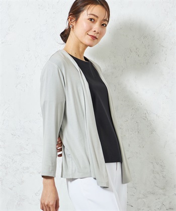A/C DESIGN BY ALPHA CUBIC 【UVカット・冷感】ショートカーディガン_variationthumb_1