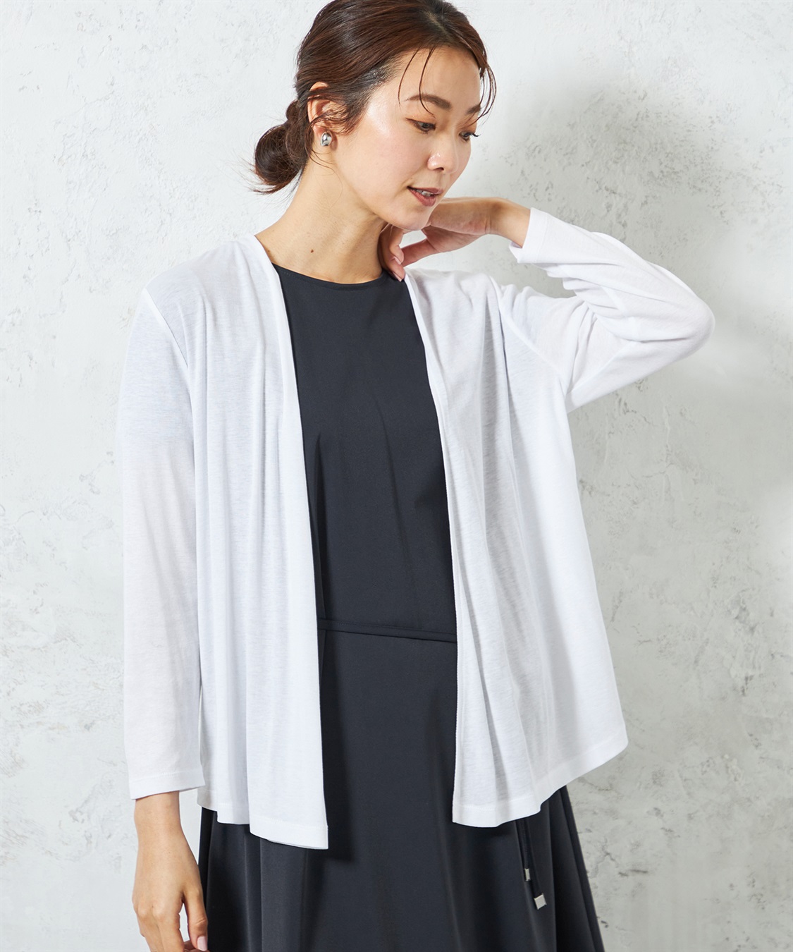 A/C DESIGN BY ALPHA CUBIC 【UVカット・冷感】ショートカーディガン_variation_3