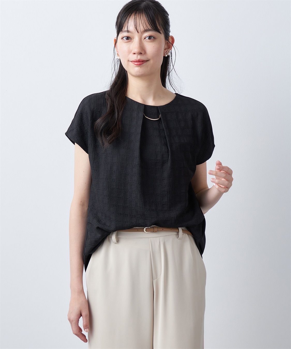 A/C DESIGN BY ALPHA CUBIC チャームTブラウス_variation_1