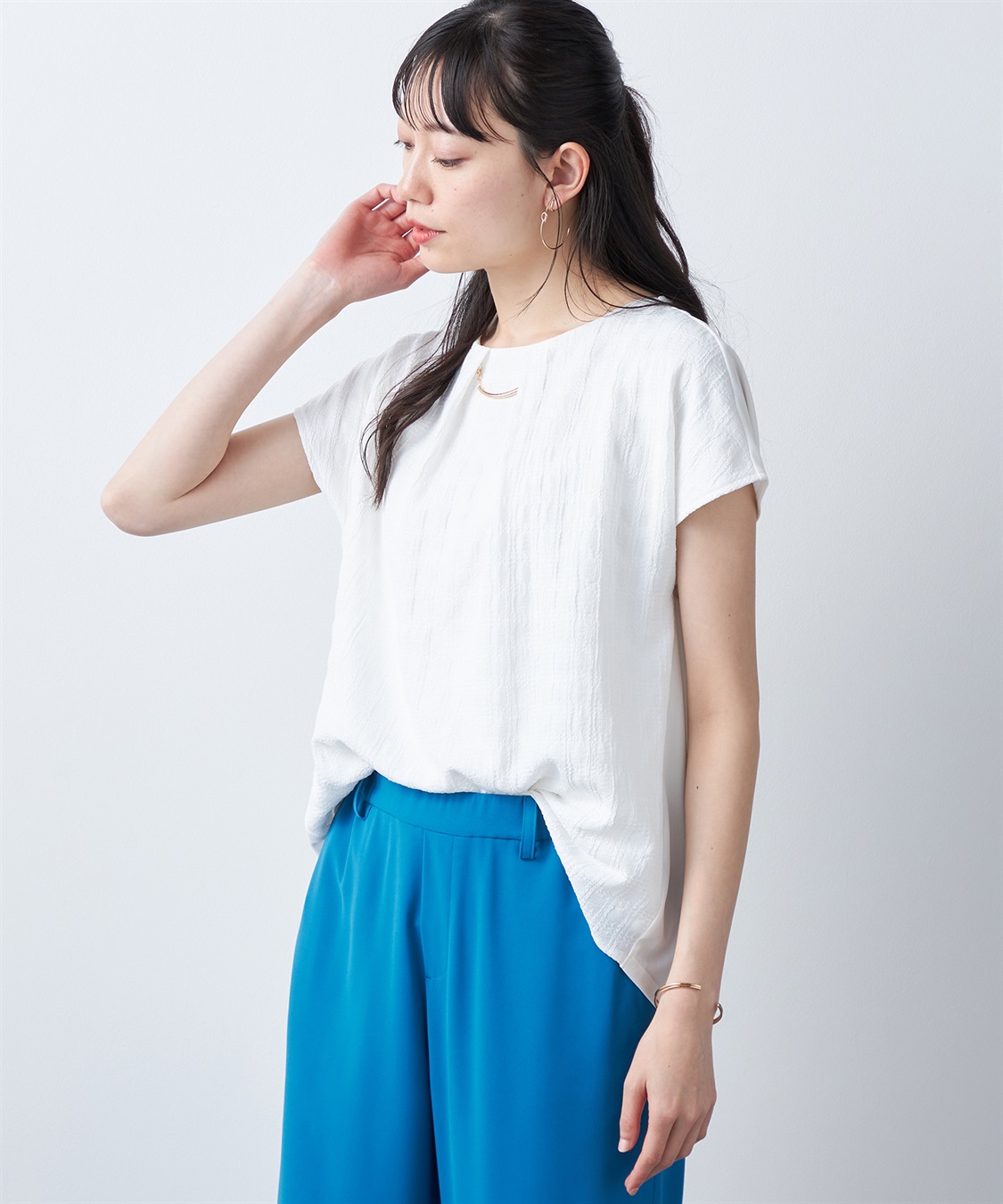 A/C DESIGN BY ALPHA CUBIC チャームTブラウス_variation_2