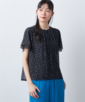 A/C DESIGN BY ALPHA CUBIC プリントTブラウス_variationthumb_1