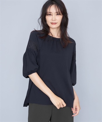 A/C DESIGN BY ALPHA CUBIC レーススリーブプルオーバー_variationthumb_3