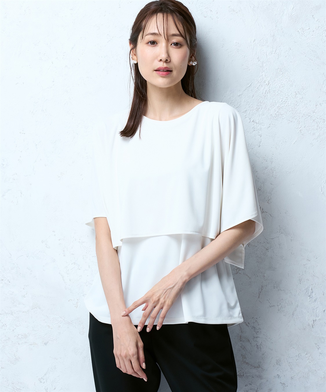 A/C DESIGN BY ALPHA CUBIC ケープショルダープルオーバー_variation_2