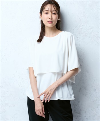 A/C DESIGN BY ALPHA CUBIC ケープショルダープルオーバー_variationthumb_2