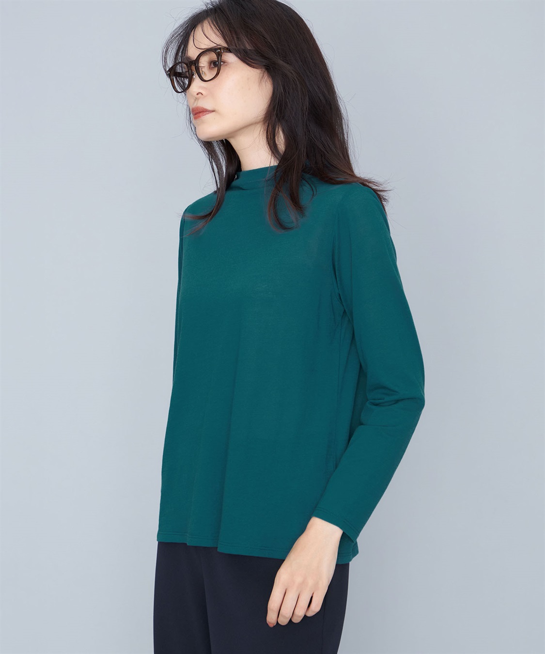 A/C DESIGN BY ALPHA CUBIC シアーハイネックプルオーバー_variation_3